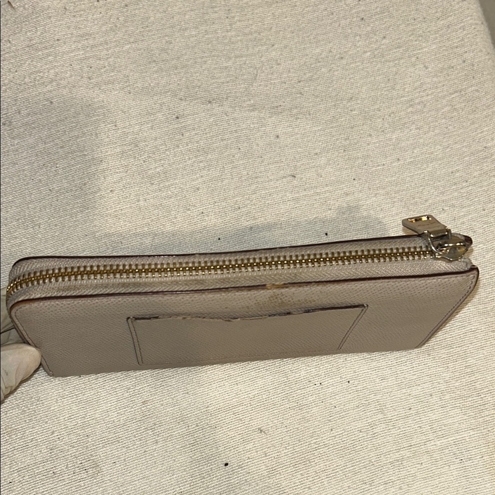 Coach Taupe Leather Wallet - Picture 5 of 12